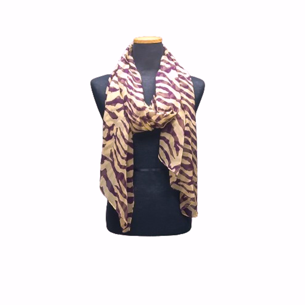 yoryo silk  print scarf